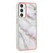 UNIQ Accessory UNIQ Accessory Galaxy A15 5G Backcover hoesje Silicone - Marble White UNIQ Accessory UNIQ Accessory Galaxy A15 5G Backcover hoesje Silicone - Marble White
