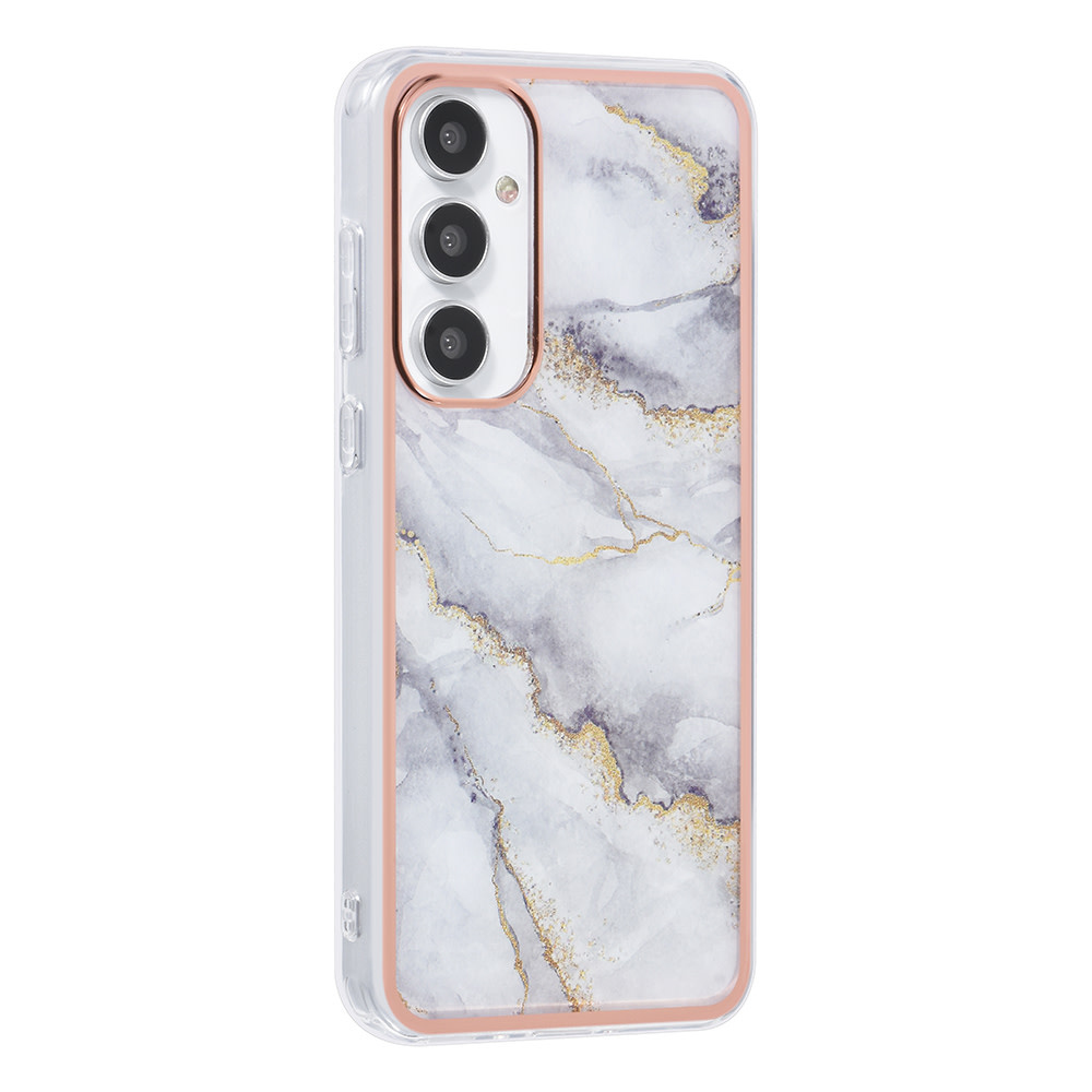 UNIQ Accessory UNIQ Accessory Galaxy A35 Backcover hoesje Silicone - Marble White, foto 2 van 4