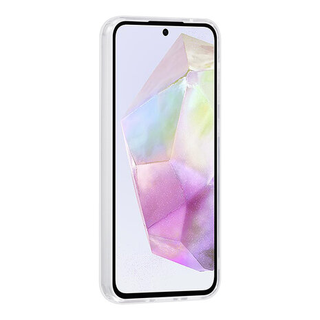 UNIQ Accessory UNIQ Accessory Galaxy A35 Back cover case - Silicone - Marble White UNIQ Accessory UNIQ Accessory Galaxy A35 Back cover case - Silicone - Marble White