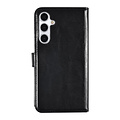 TUNIQ TUNIQ Galaxy A35 Book Case hoesje - Pasjeshouder voor 3 pasjes - Magneetsluiting - Hanger - Zwart