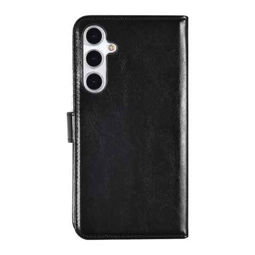 TUNIQ TUNIQ Galaxy A35 Book Case hoesje - Pasjeshouder voor 3 pasjes - Magneetsluiting - Hanger - Zwart