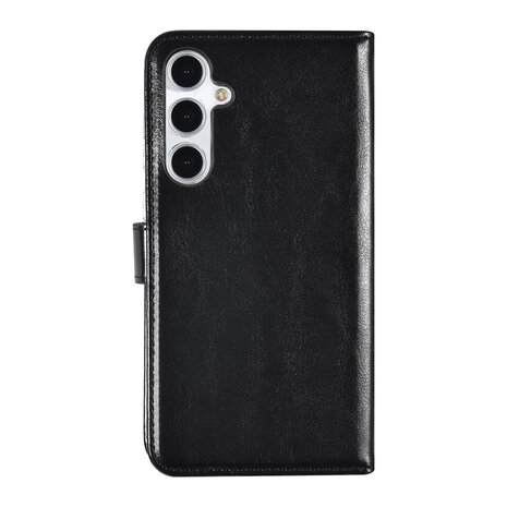TUNIQ TUNIQ Galaxy A35 Book type case  - Card holder for 3 cards - Magnetic closure - Hanger - Black
