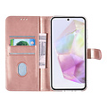 UNIQ Accessory UNIQ Accessory Galaxy A35 Book Case hoesje Pasjeshouder - Rose Gold