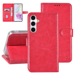 UNIQ Accessory Galaxy A35 Book-Case hul - Pasjeshouder - Hot Pink