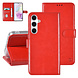 UNIQ Accessory UNIQ Accessory Galaxy A35 Book Case hoesje Pasjeshouder - Rood UNIQ Accessory UNIQ Accessory Galaxy A35 Book Case hoesje Pasjeshouder - Rood