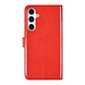 UNIQ Accessory UNIQ Accessory Galaxy A35 Book Case hoesje Pasjeshouder - Rood UNIQ Accessory UNIQ Accessory Galaxy A35 Book Case hoesje Pasjeshouder - Rood