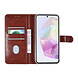 UNIQ Accessory UNIQ Accessory Galaxy A35 Book Case hoesje Pasjeshouder - Bruin UNIQ Accessory UNIQ Accessory Galaxy A35 Book Case hoesje Pasjeshouder - Bruin