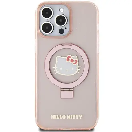 Hello Kitty Hello Kitty iPhone 15 Pro Max Back-Cover hul - Magsafe glitter - Rosa Hello Kitty Hello Kitty iPhone 15 Pro Max Back-Cover hul - Magsafe glitter - Rosa