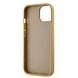Karl Lagerfeld Karl Lagerfeld iPhone 14 & 13 Back cover case - Wrinkled - Metal signature - Gold Karl Lagerfeld Karl Lagerfeld iPhone 14 & 13 Back cover case - Wrinkled - Metal signature - Gold