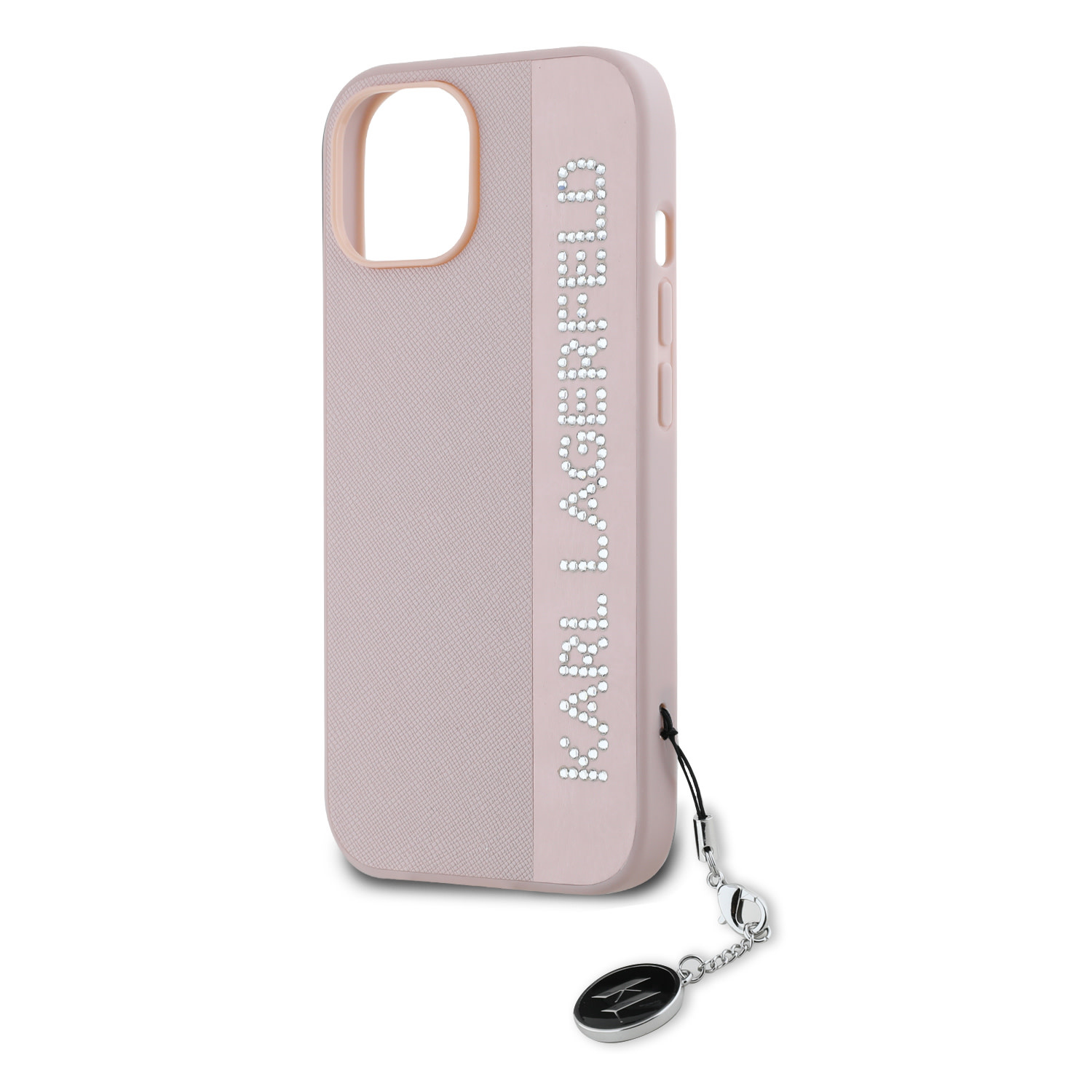 Karl Lagerfeld iPhone 15 Back-Cover hul - Saffiano rhinestones and 