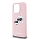 Karl Lagerfeld Karl Lagerfeld iPhone 14 Pro Back cover coque Magsafe - double heads print - Rose Karl Lagerfeld Karl Lagerfeld iPhone 14 Pro Back cover coque Magsafe - double heads print - Rose