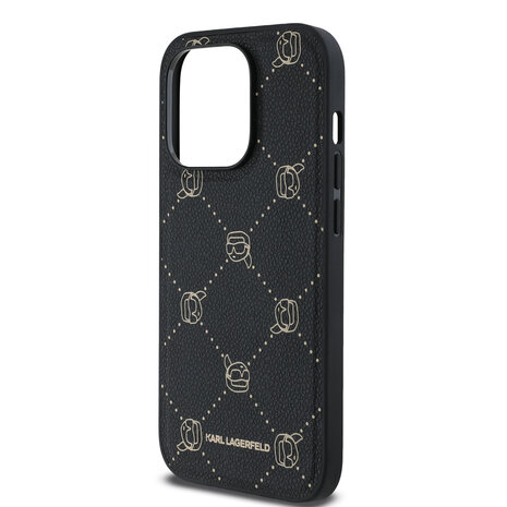Karl Lagerfeld Karl Lagerfeld iPhone 14 Pro Max Back cover case - Magsafe - Karl Heads - Black Karl Lagerfeld Karl Lagerfeld iPhone 14 Pro Max Back cover case - Magsafe - Karl Heads - Black