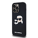 Karl Lagerfeld Karl Lagerfeld iPhone 14 Pro Max Back cover case - Magsafe - double heads print - Black Karl Lagerfeld Karl Lagerfeld iPhone 14 Pro Max Back cover case - Magsafe - double heads print - Black
