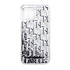 Karl Lagerfeld iPhone 15 Back-Cover hul - Liquid glitter - monogram gradient - Weiß Karl Lagerfeld iPhone 15 Back-Cover hul - Liquid glitter - monogram gradient - Weiß
