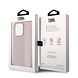 Karl Lagerfeld Karl Lagerfeld iPhone 14 Pro Back cover coque Saffiano Rhinestones and Charm - Rose Karl Lagerfeld Karl Lagerfeld iPhone 14 Pro Back cover coque Saffiano Rhinestones and Charm - Rose