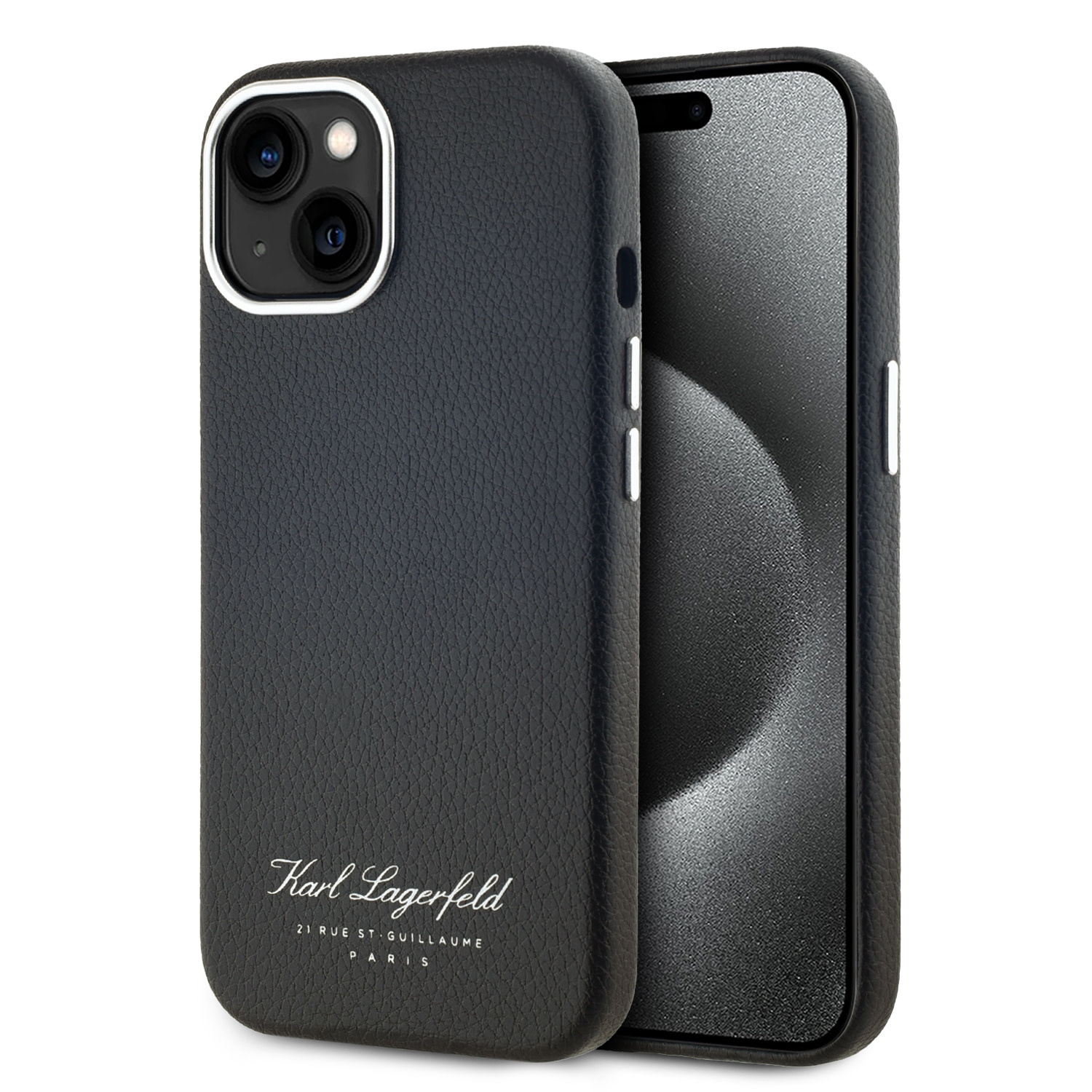 Karl Lagerfeld iPhone 15 Back-Cover hul - FW pu Hotel RSG 