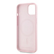Karl Lagerfeld Karl Lagerfeld iPhone 14 & 13 Back cover case - Magsafe silicone double heads - Pink Karl Lagerfeld Karl Lagerfeld iPhone 14 & 13 Back cover case - Magsafe silicone double heads - Pink
