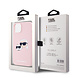 Karl Lagerfeld Karl Lagerfeld iPhone 14 & 13 Backcover hoesje Magsafe silicone double heads - Roze Karl Lagerfeld Karl Lagerfeld iPhone 14 & 13 Backcover hoesje Magsafe silicone double heads - Roze