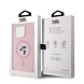 Karl Lagerfeld Karl Lagerfeld iPhone 14 Pro Max Back cover case - Magsafe silicone KC Heads Ring - Pink Karl Lagerfeld Karl Lagerfeld iPhone 14 Pro Max Back cover case - Magsafe silicone KC Heads Ring - Pink