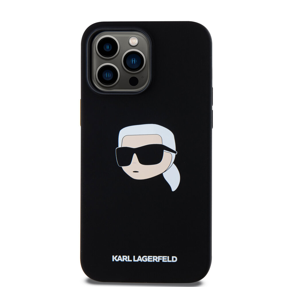 Karl Lagerfeld Karl Lagerfeld iPHone 14 Pro Back cover case - Magsafe - Karl Print - Black Karl Lagerfeld Karl Lagerfeld iPHone 14 Pro Back cover case - Magsafe - Karl Print - Black