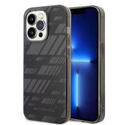 AMG iPhone 14 Pro Backcover hoesje - Double Layer - Expressive Graphic Design - Zwart