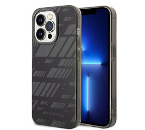 AMG AMG iPhone 14 Pro Back cover case - Double Layer - Expressive Graphic Design - Black AMG AMG iPhone 14 Pro Back cover case - Double Layer - Expressive Graphic Design - Black