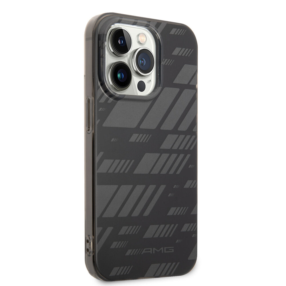 AMG AMG iPhone 14 Pro Back cover case - Double Layer - Expressive Graphic Design - Black AMG AMG iPhone 14 Pro Back cover case - Double Layer - Expressive Graphic Design - Black