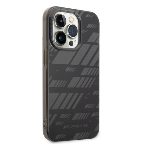 AMG AMG iPhone 14 Pro Back cover case - Double Layer - Expressive Graphic Design - Black AMG AMG iPhone 14 Pro Back cover case - Double Layer - Expressive Graphic Design - Black