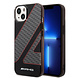 AMG AMG iPhone 14 Plus & 15 Plus Backcover hoesje - Double Layer - Checkered Flag Pattern - Red - Zwart AMG AMG iPhone 14 Plus & 15 Plus Backcover hoesje - Double Layer - Checkered Flag Pattern - Red - Zwart
