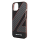 AMG AMG iPhone 14 Plus & 15 Plus Backcover hoesje - Double Layer - Checkered Flag Pattern - Red - Zwart AMG AMG iPhone 14 Plus & 15 Plus Backcover hoesje - Double Layer - Checkered Flag Pattern - Red - Zwart