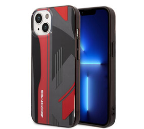 AMG AMG iPhone 14 Plus & 15 Plus Back cover coque - Double Layer - Expressive Red Graphic Design - Noir AMG AMG iPhone 14 Plus & 15 Plus Back cover coque - Double Layer - Expressive Red Graphic Design - Noir