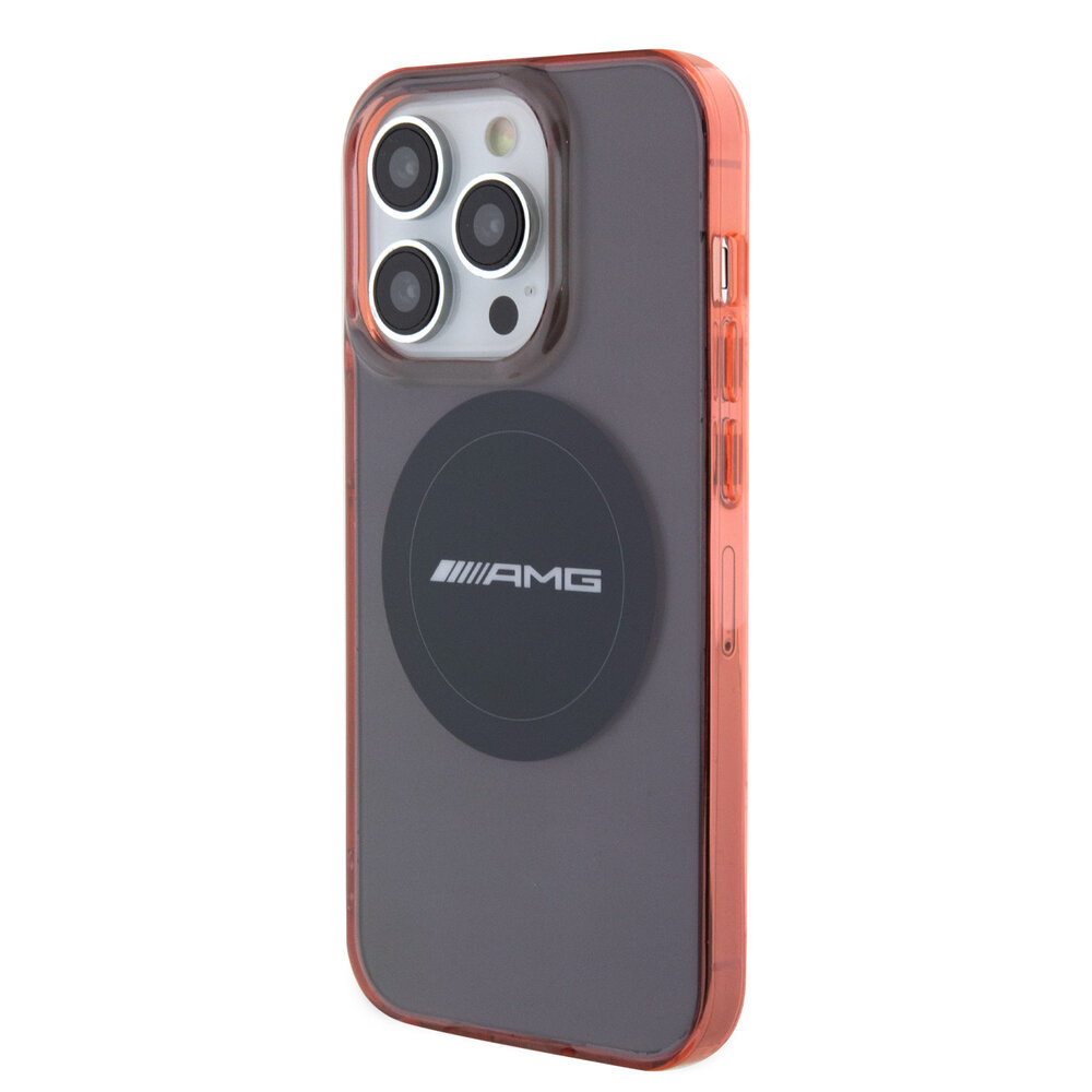 AMG AMG iPhone 15 Pro Back-Cover hul - Magsafe - Timeless Design - Schwarz AMG AMG iPhone 15 Pro Back-Cover hul - Magsafe - Timeless Design - Schwarz