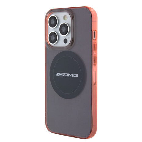 AMG AMG iPhone 15 Pro Back-Cover hul - Magsafe - Timeless Design - Schwarz AMG AMG iPhone 15 Pro Back-Cover hul - Magsafe - Timeless Design - Schwarz
