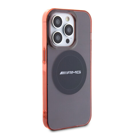 AMG AMG iPhone 15 Pro Back cover case - Magsafe - Timeless Design - Black AMG AMG iPhone 15 Pro Back cover case - Magsafe - Timeless Design - Black