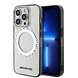 AMG AMG iPhone 15 Pro Backcover hoesje - Magsafe - Rombuses Pattern - Transparant AMG AMG iPhone 15 Pro Backcover hoesje - Magsafe - Rombuses Pattern - Transparant