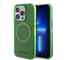 AMG AMG iPhone 15 Pro Back cover coque - Magsafe - Vert AMG AMG iPhone 15 Pro Back cover coque - Magsafe - Vert
