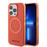 AMG AMG iPhone 15 Pro Back cover coque - Magsafe - Orange AMG AMG iPhone 15 Pro Back cover coque - Magsafe - Orange