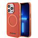 AMG AMG iPhone 15 Pro Back cover coque - Magsafe - Orange AMG AMG iPhone 15 Pro Back cover coque - Magsafe - Orange