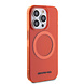 AMG AMG iPhone 15 Pro Back cover coque - Magsafe - Orange AMG AMG iPhone 15 Pro Back cover coque - Magsafe - Orange