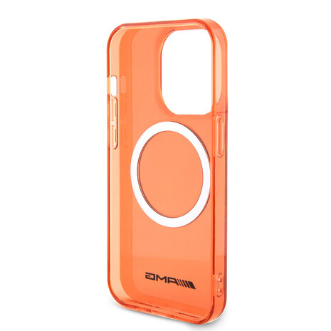 AMG AMG iPhone 15 Pro Back cover coque - Magsafe - Orange AMG AMG iPhone 15 Pro Back cover coque - Magsafe - Orange