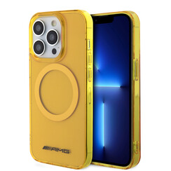 AMG iPhone 15 Pro Back-Cover hul - Magsafe - Gelb