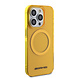 AMG AMG iPhone 15 Pro Backcover hoesje - Magsafe - Geel AMG AMG iPhone 15 Pro Backcover hoesje - Magsafe - Geel