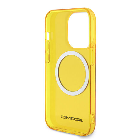 AMG AMG iPhone 15 Pro Back cover case - Magsafe - Yellow AMG AMG iPhone 15 Pro Back cover case - Magsafe - Yellow