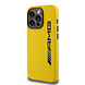 AMG AMG iPhone 15 Pro Back cover coque - Large Logo - Jaune AMG AMG iPhone 15 Pro Back cover coque - Large Logo - Jaune