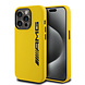 AMG AMG iPhone 15 Pro Back cover coque - Large Logo - Jaune AMG AMG iPhone 15 Pro Back cover coque - Large Logo - Jaune