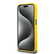 AMG AMG iPhone 15 Pro Back cover coque - Large Logo - Jaune AMG AMG iPhone 15 Pro Back cover coque - Large Logo - Jaune