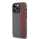AMG AMG iPhone 15 Pro Backcover hoesje - Magsafe - Vertical Red Logo - Grijs AMG AMG iPhone 15 Pro Backcover hoesje - Magsafe - Vertical Red Logo - Grijs