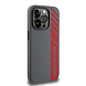 AMG AMG iPhone 15 Pro Backcover hoesje - Magsafe - Vertical Red Logo - Grijs AMG AMG iPhone 15 Pro Backcover hoesje - Magsafe - Vertical Red Logo - Grijs