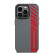 AMG AMG iPhone 15 Pro Back cover coque - Magsafe - Vertical Red Logo - Gris AMG AMG iPhone 15 Pro Back cover coque - Magsafe - Vertical Red Logo - Gris