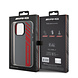 AMG AMG iPhone 15 Pro Backcover hoesje - Magsafe - Vertical Red Logo - Grijs AMG AMG iPhone 15 Pro Backcover hoesje - Magsafe - Vertical Red Logo - Grijs